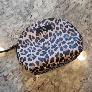 Kate Spade Leopard Print Makeup Bag